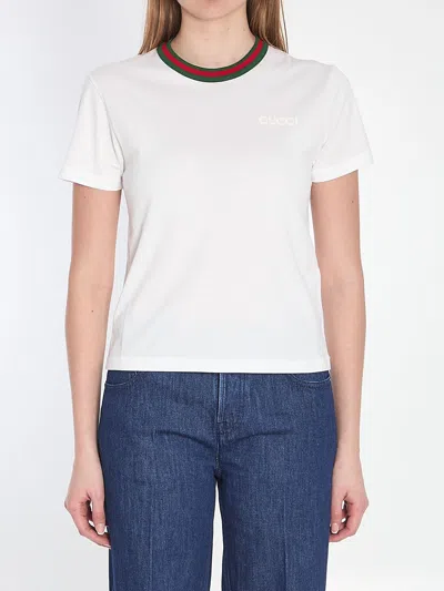 GUCCI GUCCI WEB T-SHIRT