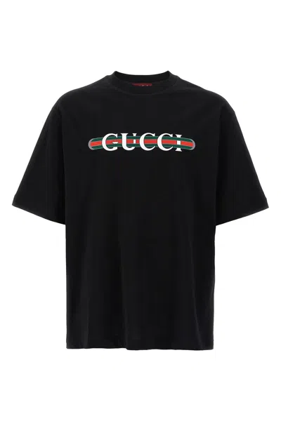 Gucci Monogram T-shirt In Black