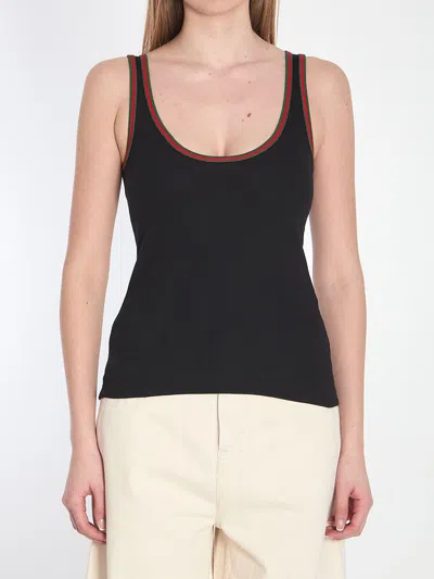 Gucci Web Tank Top