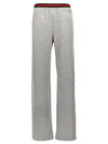 Gucci Women Web Tape Joggers In Gray