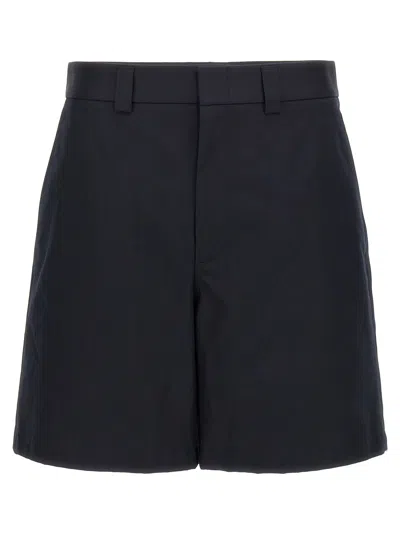 Gucci Web Tape Shorts Bermuda And Short Black In Navy