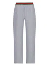 Gucci 'web' Track Pants In Gray