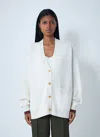 Gucci Web Trim Cardigan In White