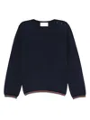 Gucci Web-trim Sweater In Black