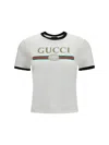 Gucci Web T-shirt In White