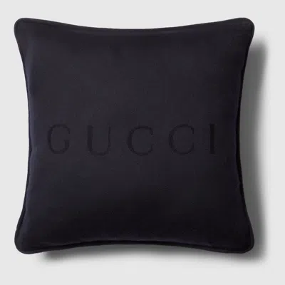 Gucci Web Wool Cushion In Pattern