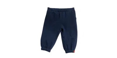 Gucci Web-detail Track Pants In Blue