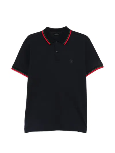 Gucci Web-stripe Polo Shirt In Multi