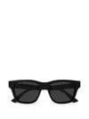 Gucci Web-stripe Square-frame Sunglasses In Black