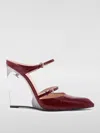 Gucci Women Wedge Leather Mule