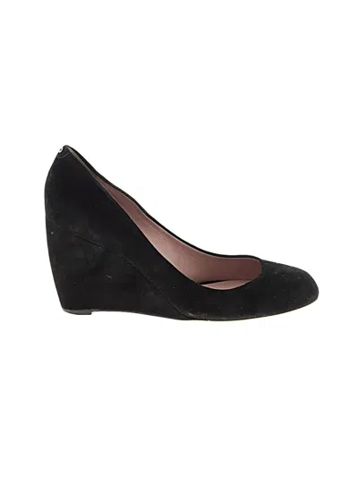 Pre-owned Gucci Wedges In Black