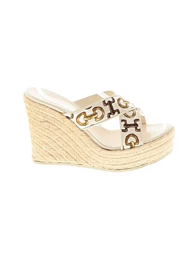 Pre-owned Gucci Wedges In Ivory