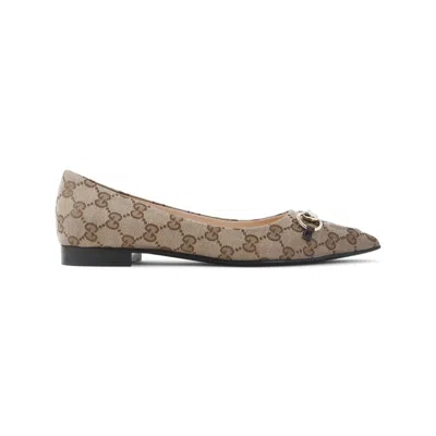 Gucci Werin Ballet Ballerinas In Neutrals