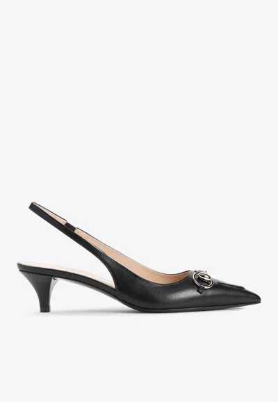 GUCCI WERING 45 SLINGBACK PUMPS