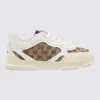 Gucci Men Re-web Low-top Leather And Suede Sneakers With Gg Supreme Fabric Inserts In Multi