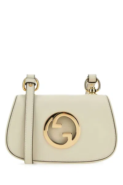 Gucci White Blondie Mini Shoulder Bag