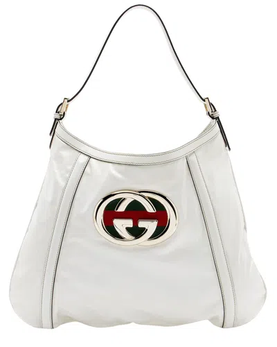 Gucci White Coated Canvas