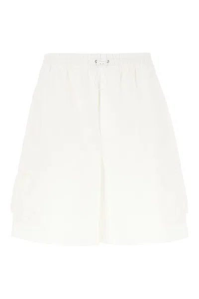 Gucci White Cotton Bermuda Shorts