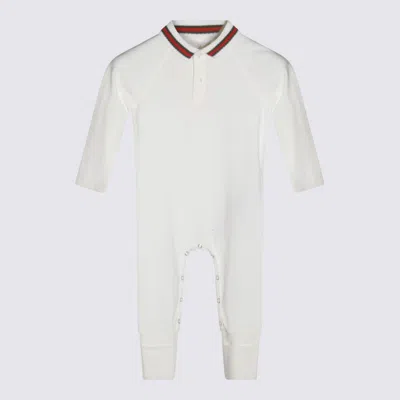 Gucci Babies' White Cotton Jumpsuit