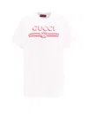 Gucci Logo Printed T-shirt In White