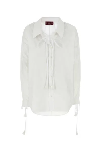 GUCCI WHITE COTTON SHIRT