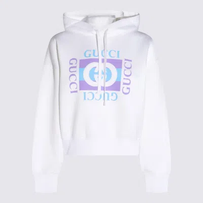 Gucci White Cotton Sweatshirt