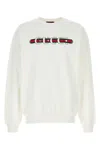Gucci White Cotton Sweatshirt In White