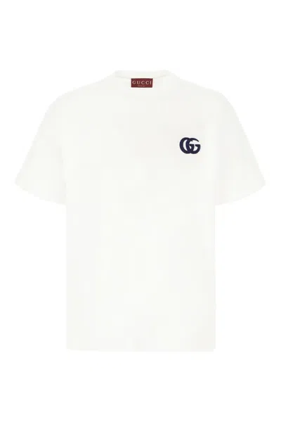 GUCCI WHITE COTTON T-SHIRT