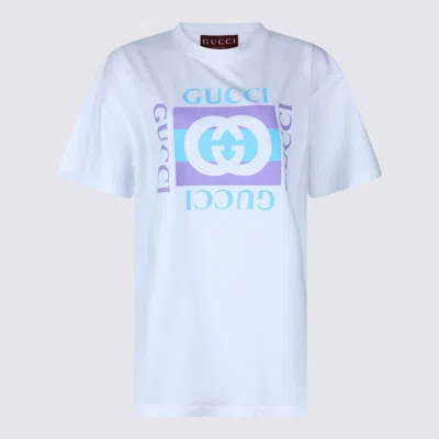 GUCCI WHITE COTTON T-SHIRT