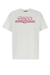 Gucci Women White Cotton T-shirt In White
