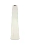 Gucci Long Crepe Dress Back Detail