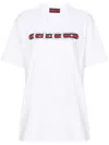 Gucci Printed Cotton Jersey T-shirt In White