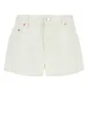 Gucci Women Denim Shorts In White