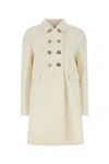 Gucci Women White Wool Coat In White