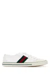 Gucci Fabric Upper And Rubber Sole Sneaker In White