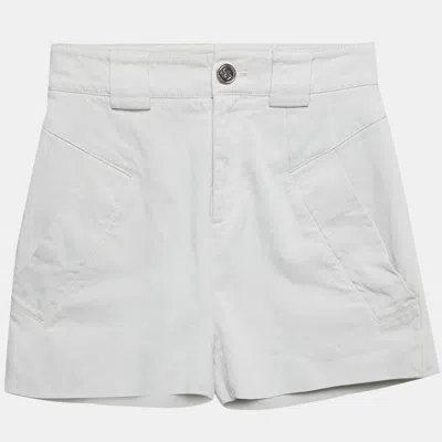 Pre-owned Gucci White Gabardine Regular Shorts S