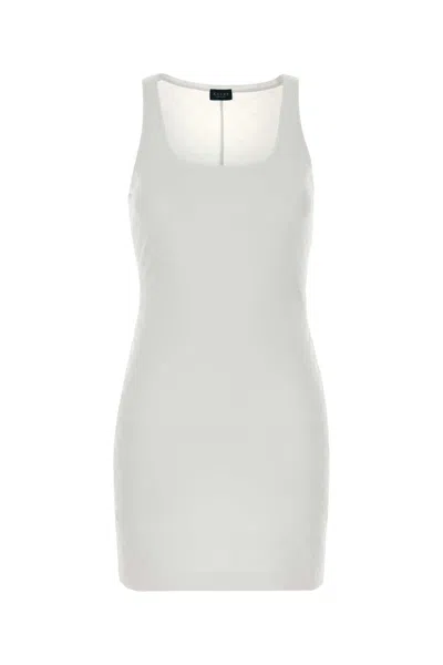 Gucci Gg Jacquard Mini Dress Scoop Neckline In Animal Print