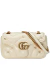 Gucci Small Gg Marmont Leather Shoulder Bag In Neutrals