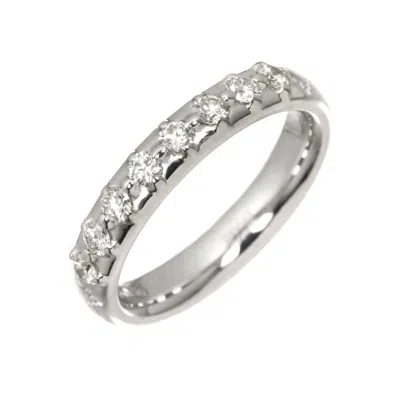 Pre-owned Gucci White Gold (18k) Band Ring ()