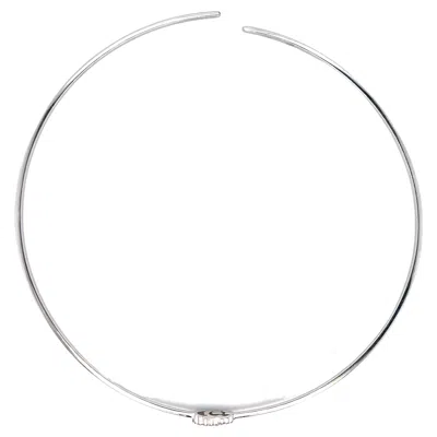 Pre-owned Gucci White Gold Choker Necklace