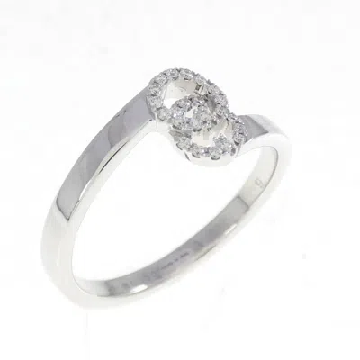 Pre-owned Gucci White Gold White Gold (18k) Band Ring ()