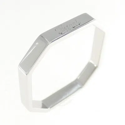 Pre-owned Gucci White Gold White Gold (18k) Wedding Ring ()