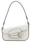 Gucci Mini Horsebit 1955 Shoulder Bag In White
