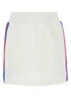 Gucci White Jersey Mini Skirt