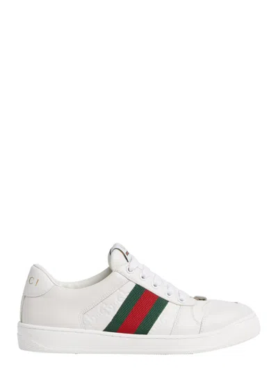 GUCCI WHITE SCREENER SNEAKER