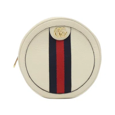 Pre-owned Gucci White Leather Backpack ()