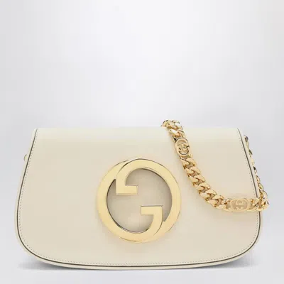 Gucci White Leather Blondie Bag Women