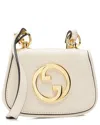 Gucci White Leather Blondie Card Case On Strap (authentic Pre-loved)