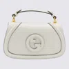 Gucci Medium Blondie Leather Cross Body Bag In White