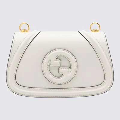 Gucci White Leather Blondie Shoulder Bag